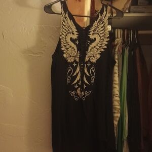 Affliction Black Tank Top